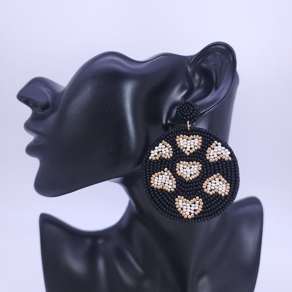 Seed bead Earring, Handmade, made in India, A gift for you, ONLY 1 LEFT!!! - Picture 6 of 11